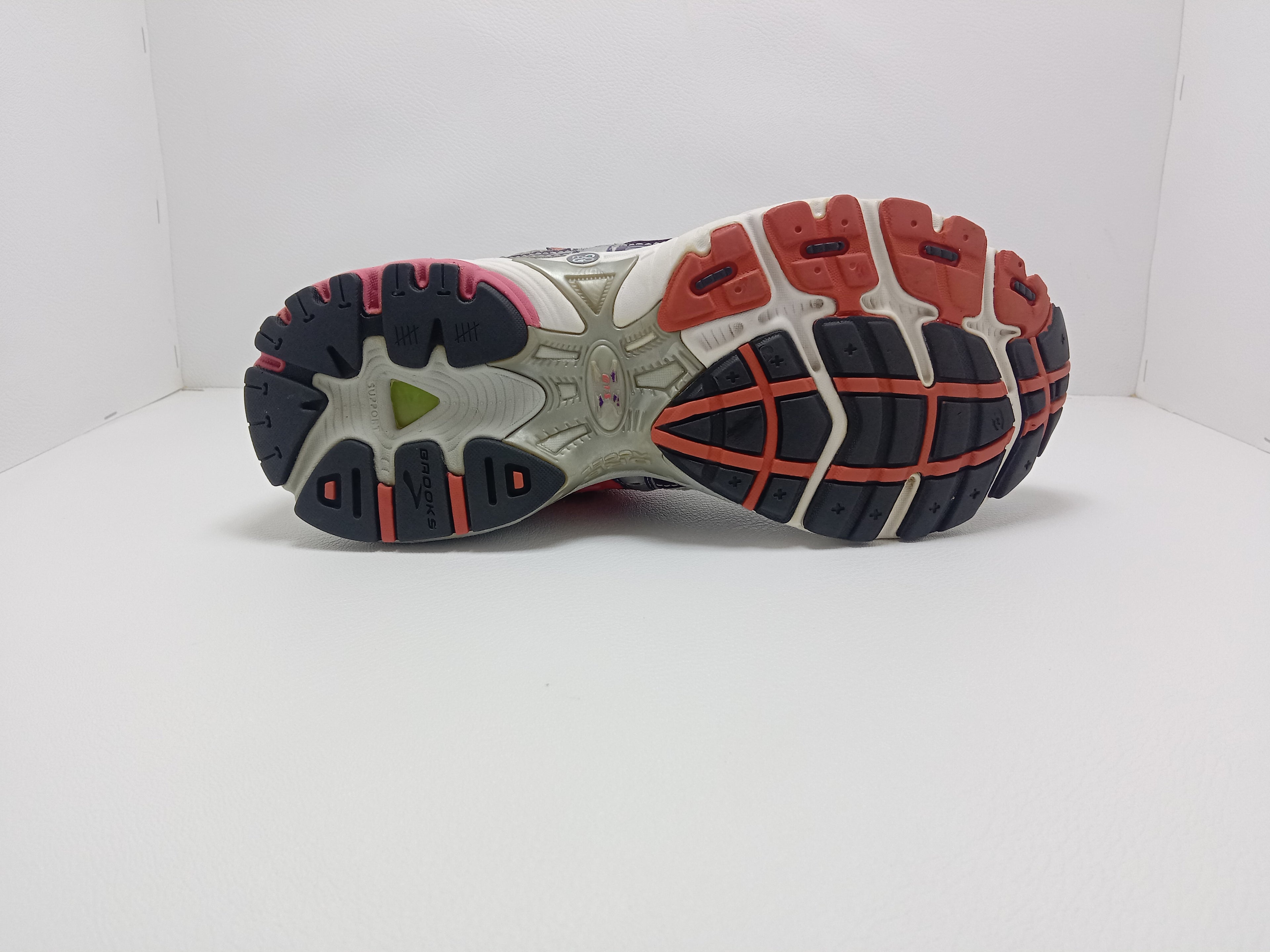 Brooks Running Shoes – Size 9.5 US (Men) – Grey/Red – Khunsa Collection