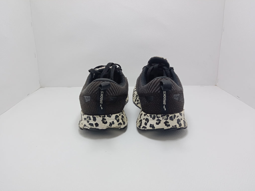 Brooks Black/Leopard Print Running Shoes – Size US 9 – Khunsa Collection