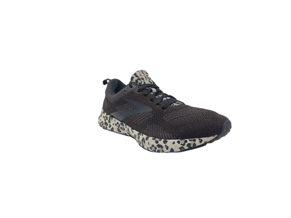 Brooks Black/Leopard Print Running Shoes – Size US 9 – Khunsa Collection